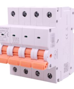 MCB Interruttore Magnetotermico Trifase 380V Curva D 4P 4M 10000A AC 400V IP20 GYM9H-125, Disponibili 80A 100A 125A (C80A)