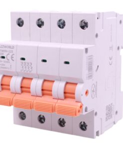 MCB Interruttore Magnetotermico Trifase 380V Curva D 4P 4M 10000A AC 400V IP20 GYM9H-125, Disponibili 80A 100A 125A (C100A)