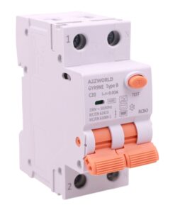 RCBO Interruttore Magnetotermico Differenziale Tipo B Curva C 1P+N 2M 6000A 30mA AC 230V IP20 Disponibili 16A 20A 25A 32A 40A (C20A)