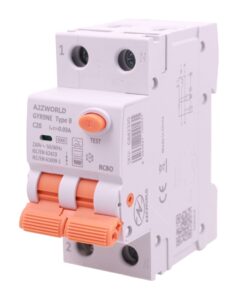 RCBO Interruttore Magnetotermico Differenziale Tipo B Curva C 1P+N 2M 6000A 30mA AC 230V IP20 Disponibili 16A 20A 25A 32A 40A (C20A)