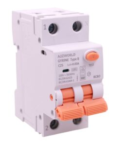 RCBO Interruttore Magnetotermico Differenziale Tipo B Curva C 1P+N 2M 6000A 30mA AC 230V IP20 Disponibili 16A 20A 25A 32A 40A (C25A)