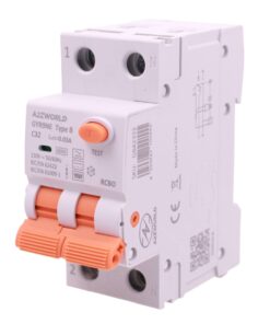 RCBO Interruttore Magnetotermico Differenziale Tipo B Curva C 1P+N 2M 6000A 30mA AC 230V IP20 Disponibili 16A 20A 25A 32A 40A (C32A)