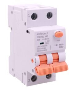 AFDD+RCBO Interruttore Antiincendio, Magnetotermico Differenziale con Rilevamento Di Arco Elettrico, Tipo A Curva C, 1P+N 2M 6000A 30mA, AC 220V Doppia Leva,GYR9NE-ARC,10A 16A 20A 25A 32A 40A (C16A)