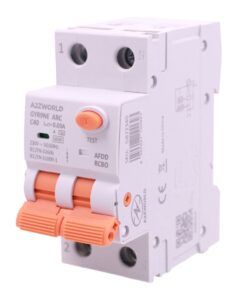 AFDD+RCBO Interruttore Antiincendio, Magnetotermico Differenziale con Rilevamento Di Arco Elettrico, Tipo A Curva C, 1P+N 2M 6000A 30mA, AC 220V Doppia Leva,GYR9NE-ARC,10A 16A 20A 25A 32A 40A (C40A)