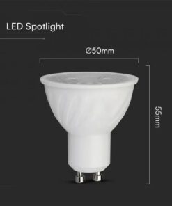 Lampada LED GU10 Dimmerabile Triac Taglio di Fase 6W 445lm, Angolo Largo 110° 220V, 3000K/4000K/6500K (Bianco Neutro 4000K) - ASDSHOP