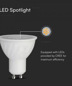 Lampada LED GU10 Dimmerabile Triac Taglio di Fase 6W 445lm, Angolo Largo 110° 220V, 3000K/4000K/6500K (Bianco Neutro 4000K) - ASDSHOP