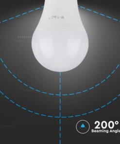 Lampada Led E27 A58 9W=60W Neutro 4000K Bulbo Sfera Chip Samsung Garanzia 5 Anni SKU-229