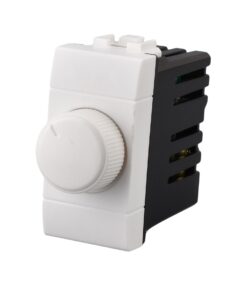 Serie Civile A2ZWORLD MBL Bianco Compatibile Con Bticino Living Light (Regolatore Dimmer A Manopola)