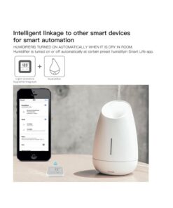 Bluetooth BLE Mesh Sensore Di Temperatura Umidita e Luce 3 In 1 APP Tuya Piccolo Quadrato - ASDSHOP