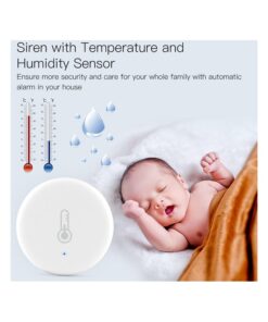 ZigBee Sensore Di Temperatura e Umidita APP Tuya Piccolo e Rotondo - ASDSHOP