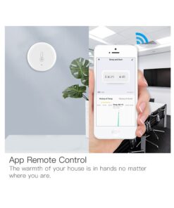 ZigBee Sensore Di Temperatura e Umidita APP Tuya Piccolo e Rotondo - ASDSHOP