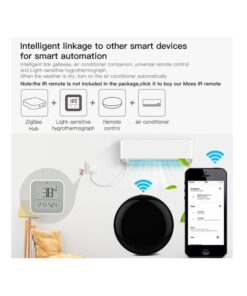 ZigBee Sensore Di Temperatura Umidita e Luce 3 In 1 APP Tuya Piccolo Quadrato - ASDSHOP