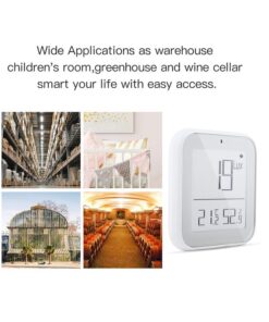 ZigBee Sensore Di Temperatura Umidita e Luce 3 In 1 APP Tuya Piccolo Quadrato - ASDSHOP