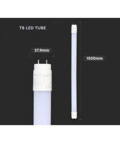 Alternative view of Tubo LED T8 G13 150cm 20W 2100lm Nanoplastica non Ruotabile, Disponibili 3000K 4000K 6400K (Bianco Neutro 4000K)