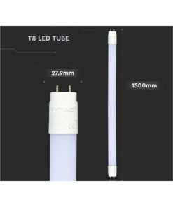 Alternative view of Tubo Led T8 G13 150cm 140lm/W 15W 2150lm Super Luminoso Massimo Risparmio Energetico SKU-216482, Disponibili 4000K 6400K  (Bianco Freddo 6500K)