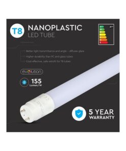 Alternative view of Tubo Led T8 G13 150cm 140lm/W 15W 2150lm Super Luminoso Massimo Risparmio Energetico SKU-216482, Disponibili 4000K 6400K  (Bianco Neutro 4000K)