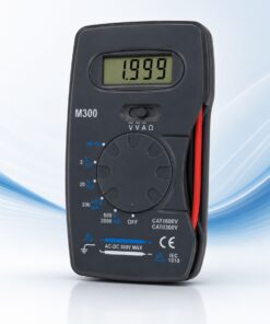 Multimetro Digitale M300, Tester AC/DC 500V con Display LCD - ASDSHOP