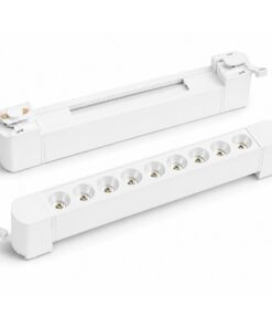 Faro Led Binario Monofase, Bianco Lineare 34cm 18W 1800lm 24° Orientabile, Disponibili 3000K 4000K (Bianco Neutro 4000K) - ASDSHOP