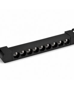 Faro Led Binario Monofase, Nero Lineare 34cm 18W 1800lm 24° Orientabile, Disponibili 3000K 4000K (Bianco Caldo 3000K)