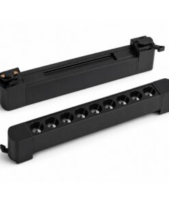 Faro Led Binario Monofase, Nero Lineare 34cm 18W 1800lm 24° Orientabile, Disponibili 3000K 4000K (Bianco Caldo 3000K) - ASDSHOP