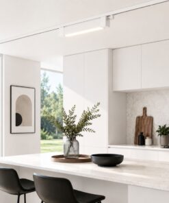 Faro Led Binario Monofase, Bianco Lineare 61cm 28W 2800lm 120° Orientabile, Disponibili 3000K 4000K (Bianco Neutro 4000K) - ASDSHOP