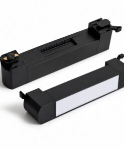 Faro Led Binario Monofase, Nero Lineare 88cm 40W 4000lm 120° Orientabile, Disponibili 3000K 4000K (Bianco Caldo 3000K) - ASDSHOP