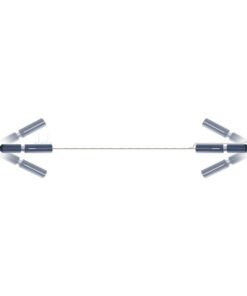 Kit Staffa di Fissaggio Per Per Sistema Tensostruttura Luce Led StarLine Per 2 Lati - ASDSHOP