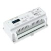 Decoder DMX512 RDM 12 Canali RGB a Tensione Costante, 12-24V DC, 5A per Canale, Totale 60A, PWM 500-32000Hz, Guida DIN, per Strisce LED RGB