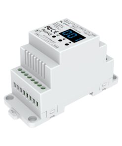 Decoder DMX512 4 Canali 0/1-10V, 12-24V DC, RDM, Uscita Analogica
