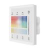 Pannello Touch Master DALI 5 Canali, Alimentatore Bus Integrato, 16VDC Max 100mA, 4 Zone 3 Scene 4 Indirizzi, Touch Slider, 5 In 1 Per DIM CCT RGB RGBW RGB+CCT, 86X86mm Per Scatola 502 - ASDSHOP