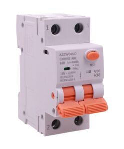 A2ZWORLD AFDD RCBO Interruttore Antincendio, Magnetotermico Differenziale con Rilevamento di Arco Elettrico, Tipo A Curva B, 1P+N 2M 6000A 30mA, AC 220V Doppia Leva GYR9NE-ARC (B10A)