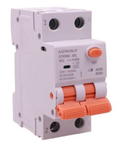 A2ZWORLD AFDD RCBO Interruttore Antincendio, Magnetotermico Differenziale con Rilevamento di Arco Elettrico, Tipo A Curva B, 1P+N 2M 6000A 30mA, AC 220V Doppia Leva GYR9NE-ARC (B25A)