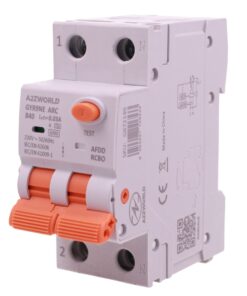 A2ZWORLD AFDD RCBO Interruttore Antincendio, Magnetotermico Differenziale con Rilevamento di Arco Elettrico, Tipo A Curva B, 1P+N 2M 6000A 30mA, AC 220V Doppia Leva GYR9NE-ARC (B40A) - ASDSHOP