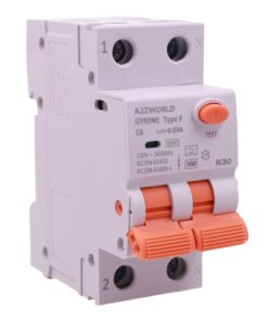 RCBO Interruttore Magnetotermico Differenziale Tipo F Curva C 1P+N 2M 6000A 30mA AC 230V IP20 Corrente Disponibili 6A 10A 16A 20A 25A 32A 40A 50A 63A (C6A)