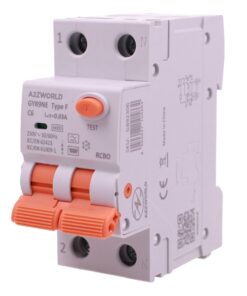 RCBO Interruttore Magnetotermico Differenziale Tipo F Curva C 1P+N 2M 6000A 30mA AC 230V IP20 Corrente Disponibili 6A 10A 16A 20A 25A 32A 40A 50A 63A (C6A) - ASDSHOP