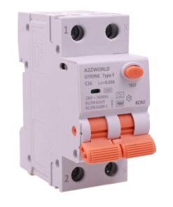 RCBO Interruttore Magnetotermico Differenziale Tipo F Curva C 1P+N 2M 6000A 30mA AC 230V IP20 Corrente Disponibili 6A 10A 16A 20A 25A 32A 40A 50A 63A (C16A)