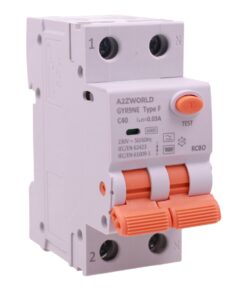 RCBO Interruttore Magnetotermico Differenziale Tipo F Curva C 1P+N 2M 6000A 30mA AC 230V IP20 Corrente Disponibili 6A 10A 16A 20A 25A 32A 40A 50A 63A (C40A)