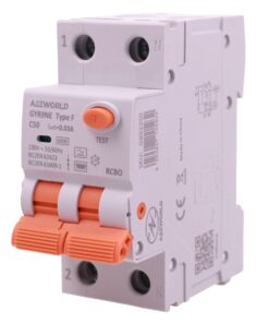 RCBO Interruttore Magnetotermico Differenziale Tipo F Curva C 1P+N 2M 6000A 30mA AC 230V IP20 Corrente Disponibili 6A 10A 16A 20A 25A 32A 40A 50A 63A (C50A) - ASDSHOP