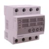 Relè Monitoraggio e Protezione Tensione Corrente con Display, 4P Trifase 80A AC220V, Protezione Sovra/Sottotensione e Sovracorrente, Guida DIN, Ingresso da Sotto, GPS8-03 - ASDSHOP