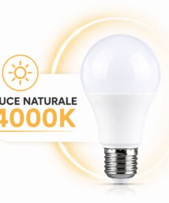 2 PZ Lampada Led E27 Dimmerabile Triac Dimmer 12W 220V 1050 Lumens, Disponibili 3000K 4000K 6000K (Bianco Neutro 4000K) - ASDSHOP