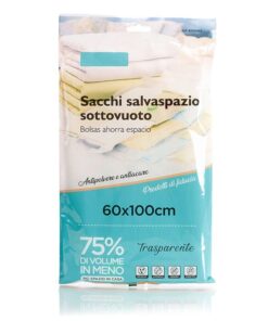 6 Pezzi Sacchetti Buste Sottovuoto Vestiti Trasparente 60X100cm - ASDSHOP