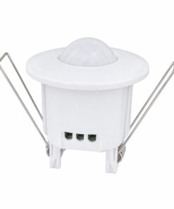 Sensore di Movimento PIR Mini 360°, da Incasso a Soffitto, Bianco