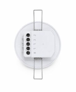 Sensore di Movimento Microonde 360° YCE2002B da Incasso, Portata 2-16 m, Colore Bianco - ASDSHOP