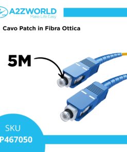 Alternative view of Cavo Patch Fibra Ottica SC, 5/10/20 m (5M)