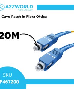 Alternative view of Cavo Patch Fibra Ottica SC, 5/10/20 m (20M)