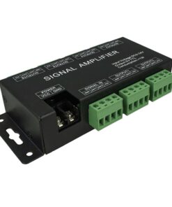 Amplificatore Segnale SPI Dream Color Signal Amplifier 6 Canali Per Bobina Led Magic Color 12V 24V HC600 - ASDSHOP