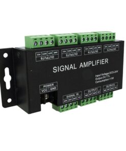 Amplificatore Segnale SPI Dream Color Signal Amplifier 6 Canali Per Bobina Led Magic Color 12V 24V HC600 - ASDSHOP