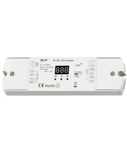 Alternative view of Controller SPI per Strisce LED Running Scale, RF 2.4GHz, 3 Push Pulsanti, 5-24V DC