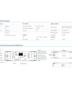 Controller SPI per Strisce LED Running Scale, RF 2.4GHz, 3 Push Pulsanti, 5-24V DC - ASDSHOP