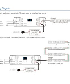 Controller Dimmer SPI Con Push Pulsante, Tuya WIFI, RF 2.4G, Sensore PIR, 5-24V 10A, 960 Pixel, Per Striscia Led Running - ASDSHOP